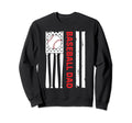 Funny Fathers Day 4Th July Baseball Sweatshirt - Graphic Print for Adults - T-Shirt, Sweatshirt, Hoodie