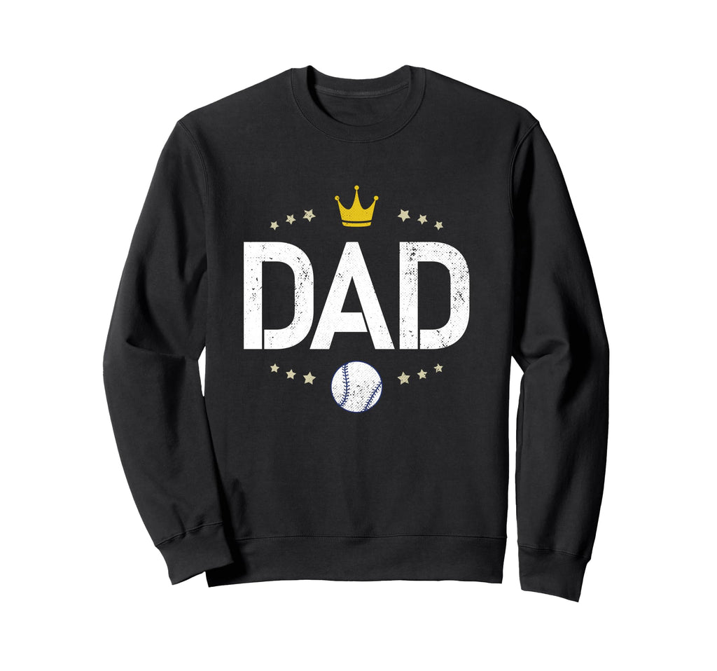 Baseball Dad Ideas Fathers Day T-Shirt - Aesthetic Graphic Unisex - T-Shirt, Sweatshirt, Hoodie