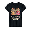 Peace Love Dance Lover Cheetah Dancing T-Shirt - Graphic Print Men Women - T-Shirt, Sweatshirt, Hoodie