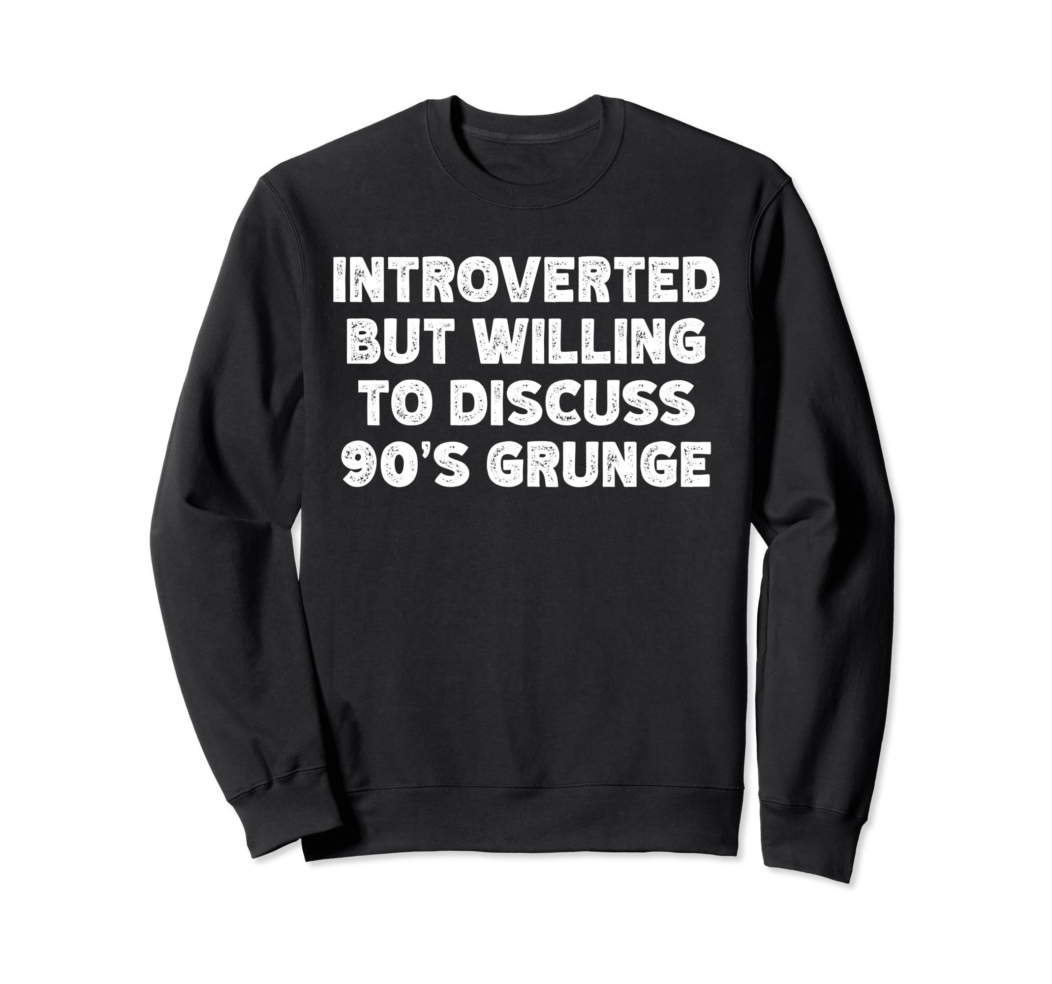 Introverted But Willing To Sweatshirt - Minimalist Print for Adults - T-Shirt, Sweatshirt, Hoodie