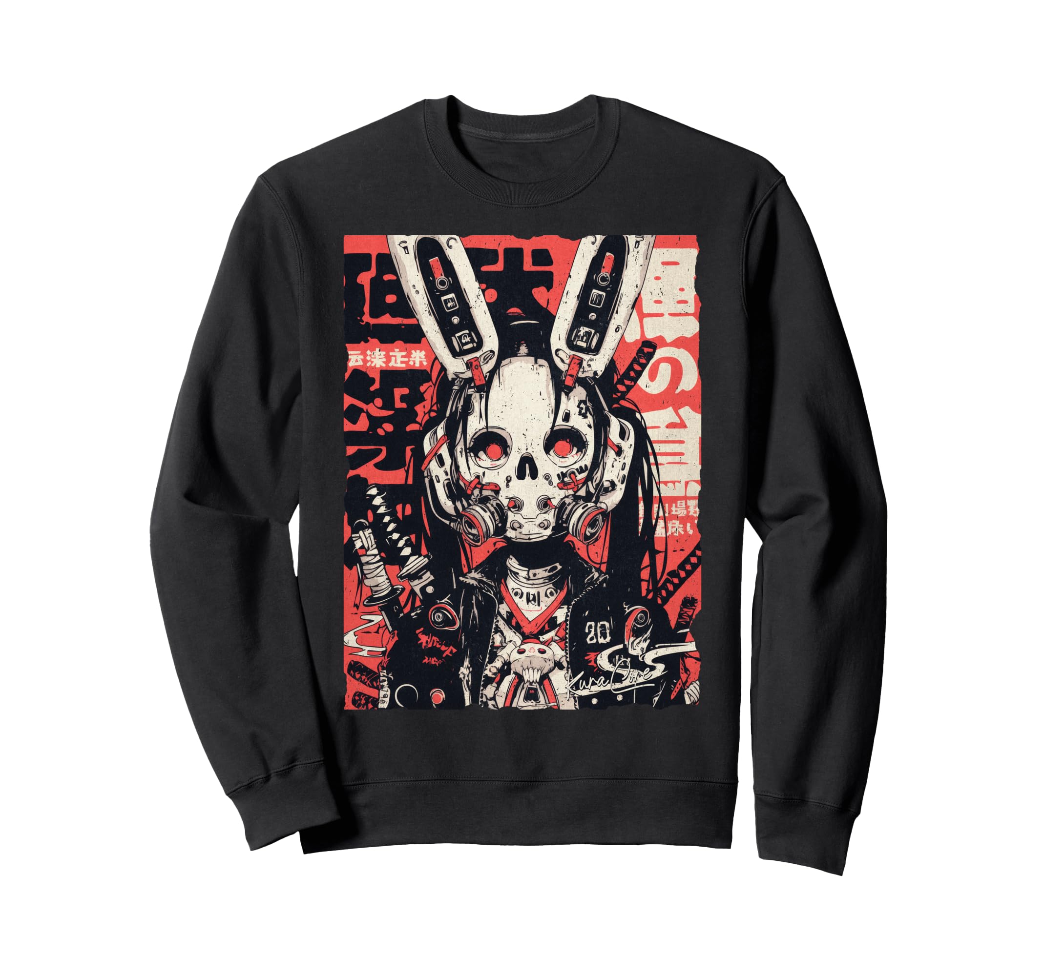 Japan Streetwear Cyberpunk Y2K Sweatshirt - Streetwear Style Unisex - T-Shirt, Sweatshirt, Hoodie