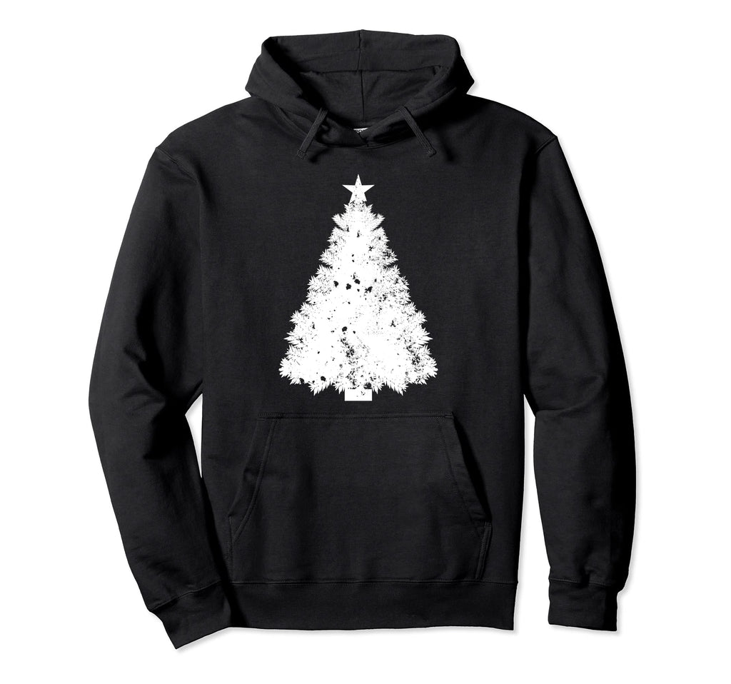 Distressed White Tree Hoodie - Streetwear Style Unisex - T-Shirt, Sweatshirt, Hoodie