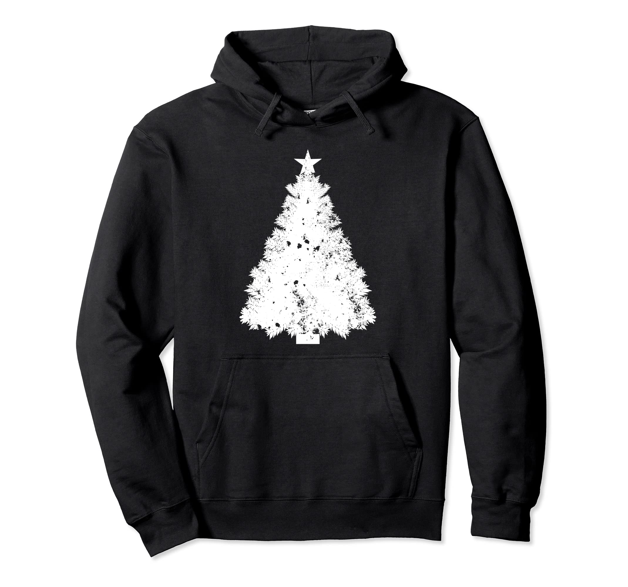 Distressed White Tree Hoodie - Streetwear Style Unisex - T-Shirt, Sweatshirt, Hoodie