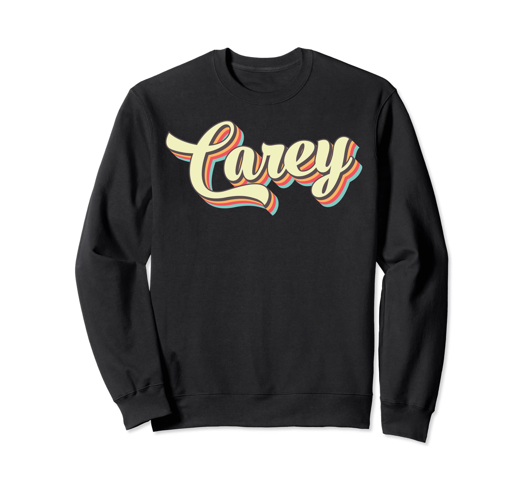 Carey Art Baseball Font Sweatshirt - Graphic Print for Adults - T-Shirt, Sweatshirt, Hoodie