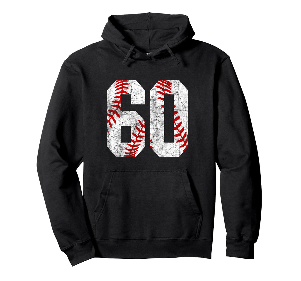 Baseball Mom 60 Jersey Baseball Hoodie - Novelty Apparel Men Women - T-Shirt, Sweatshirt, Hoodie