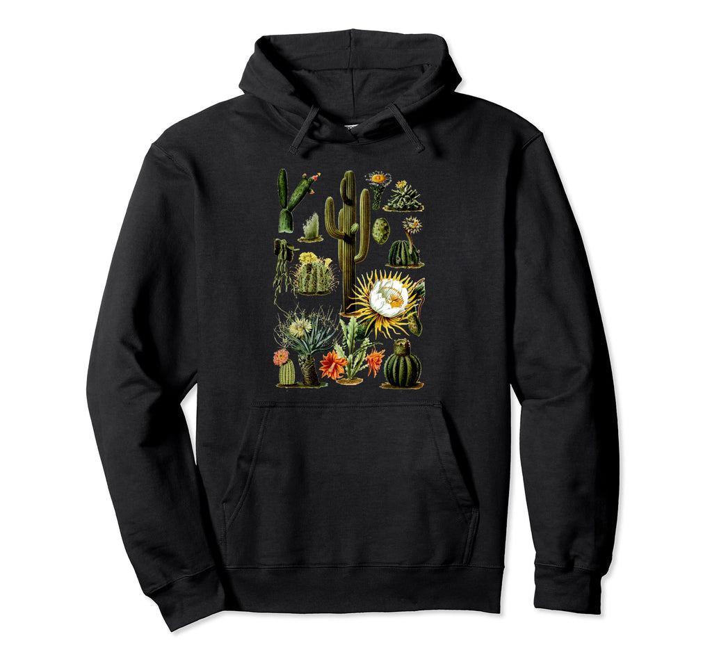 70S Boho Botany Botanical Cactus Hoodie - Trendy Graphic for Adults - T-Shirt, Sweatshirt, Hoodie