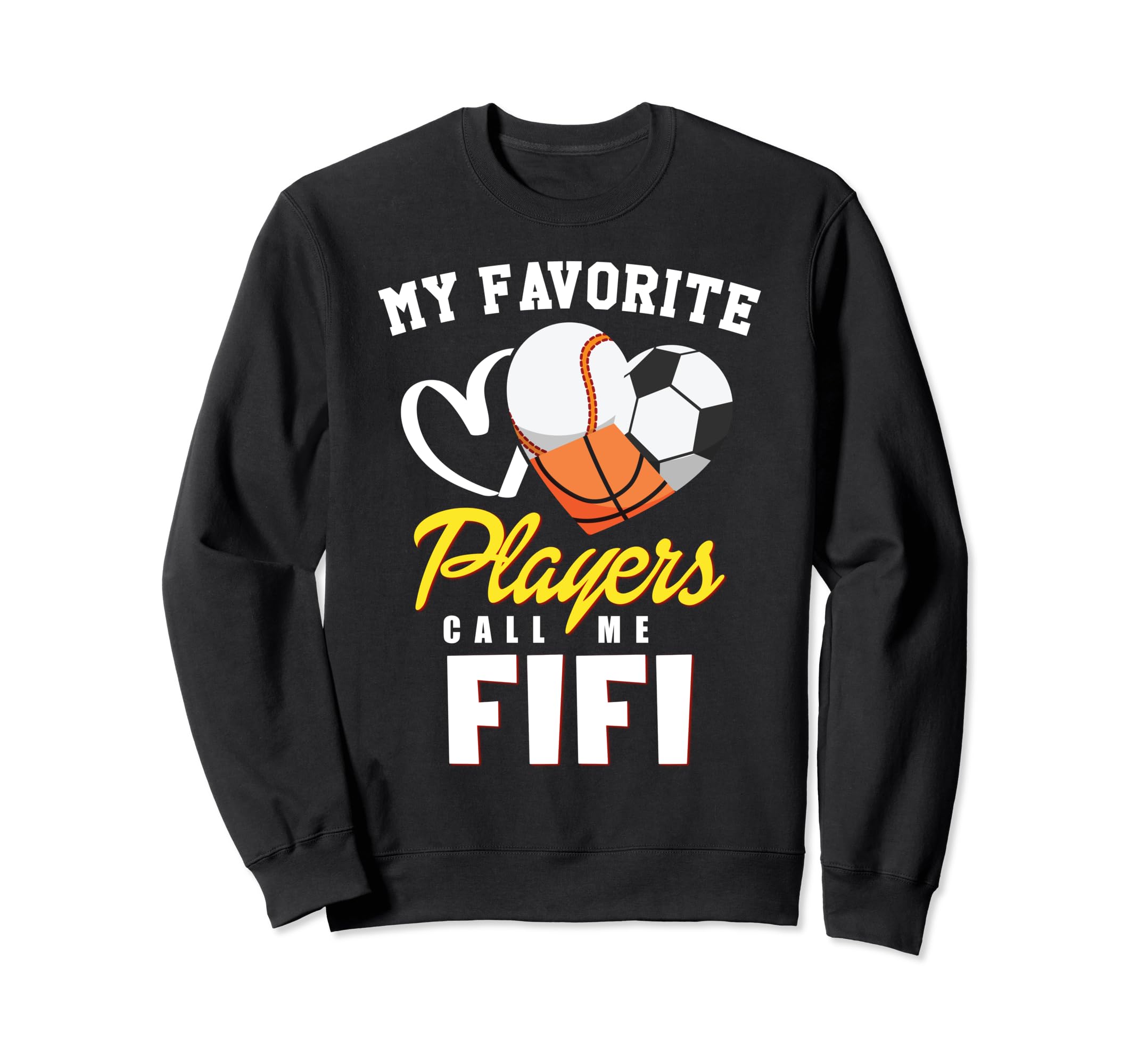 My Favorite Players Baseball Soccer Sweatshirt - Trendy Graphic Men Women - T-Shirt, Sweatshirt, Hoodie