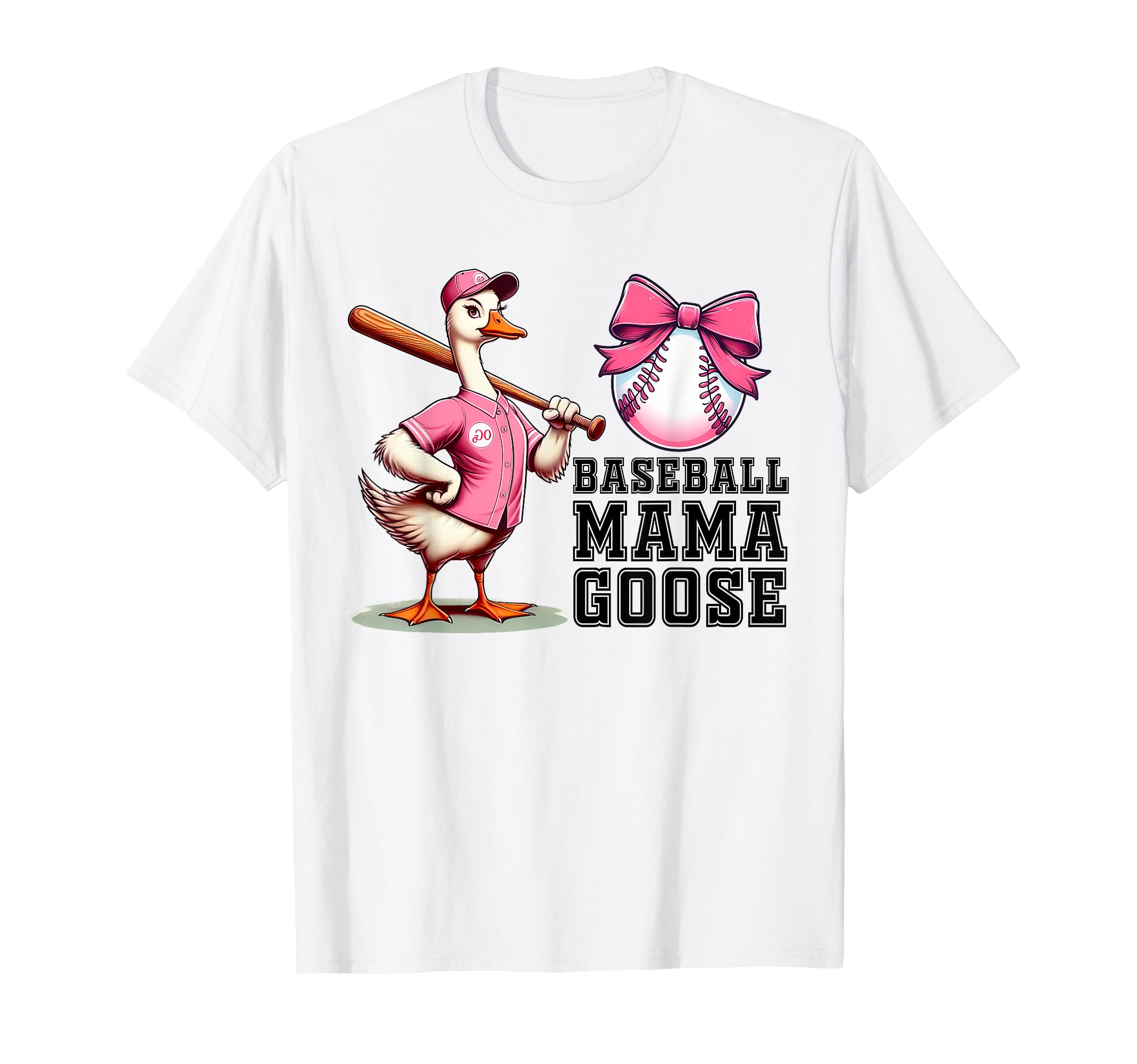 Baseball Mom Loud Proud Silly Goose T-Shirt - Casual Everyday Wear Unisex - T-Shirt, Sweatshirt, Hoodie