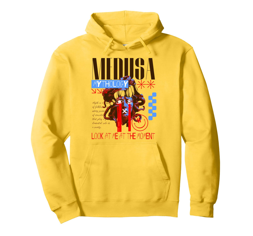 Y2K Medusa Bold Urban Graffiti Aesthetic Hoodie - Novelty Apparel Unisex - T-Shirt, Sweatshirt, Hoodie