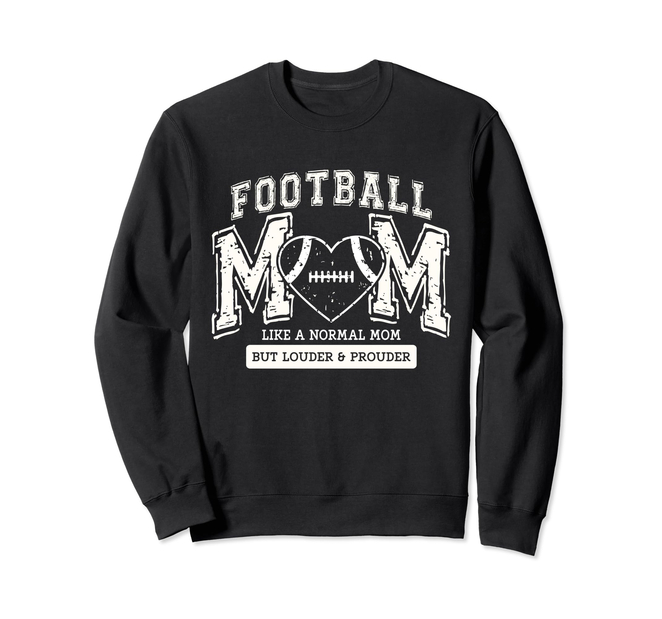 Football Mom Varsity Like Normal Mom Sweatshirt - Trendy Graphic Unisex - T-Shirt, Sweatshirt, Hoodie