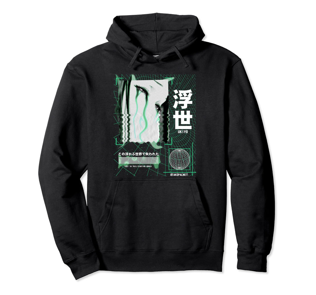 Grunge Vaporwave Anime Streetwear Hoodie - Casual Everyday Wear for Adults - T-Shirt, Sweatshirt, Hoodie