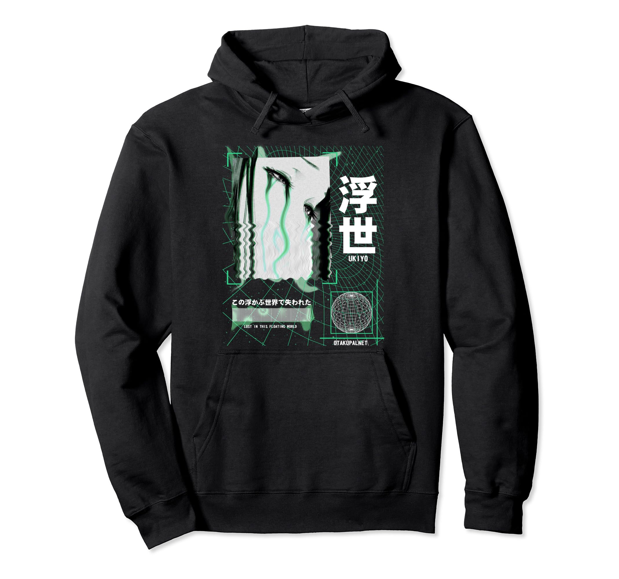 Grunge Vaporwave Anime Streetwear Hoodie - Casual Everyday Wear for Adults - T-Shirt, Sweatshirt, Hoodie