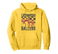 Softball Mom Raising Ballers Hoodie - Fun Novelty Design Men Women - T-Shirt, Sweatshirt, Hoodie
