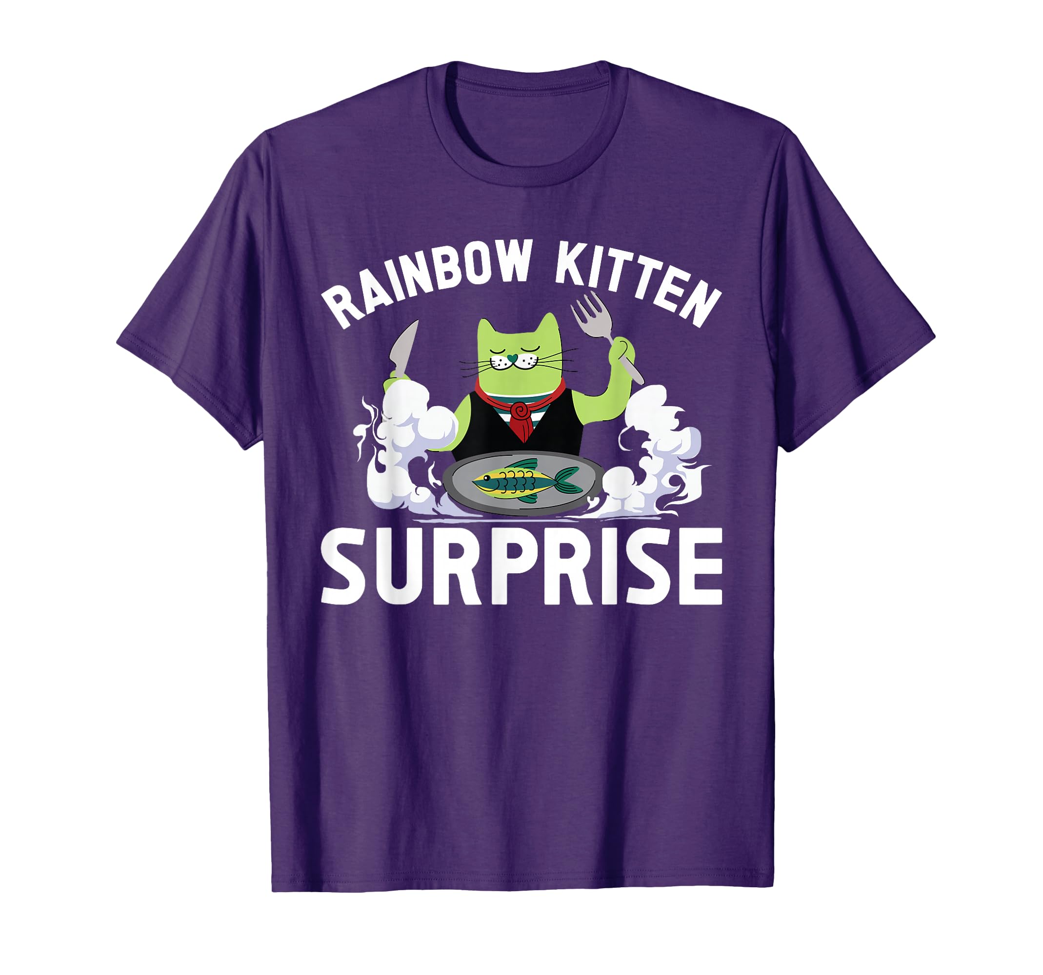 Cats Rainbow Kitten Surprise Eat T-Shirt - Streetwear Style Men Women - T-Shirt, Sweatshirt, Hoodie