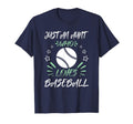 Just Aunt Who Loves Baseball T-Shirt - Trendy Graphic Unisex - T-Shirt, Sweatshirt, Hoodie