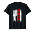 Baseball American Flag Baseball Lover T-Shirt - Custom Art Print Men Women - T-Shirt, Sweatshirt, Hoodie