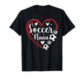 Soccer Nana Grandma Heart Nana Soccer T-Shirt - Novelty Apparel for Adults - T-Shirt, Sweatshirt, Hoodie