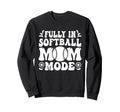 Softball Mom Mothers Day Baseball Sweatshirt - Minimalist Print Men Women - T-Shirt, Sweatshirt, Hoodie