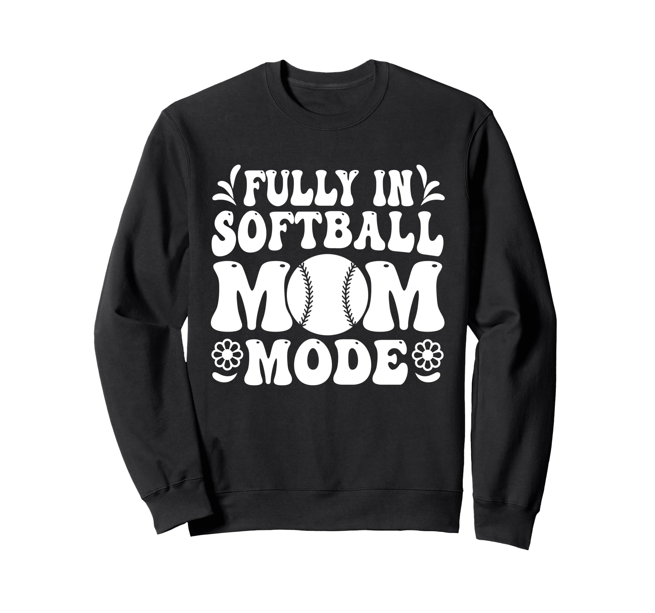 Softball Mom Mothers Day Baseball Sweatshirt - Minimalist Print Men Women - T-Shirt, Sweatshirt, Hoodie
