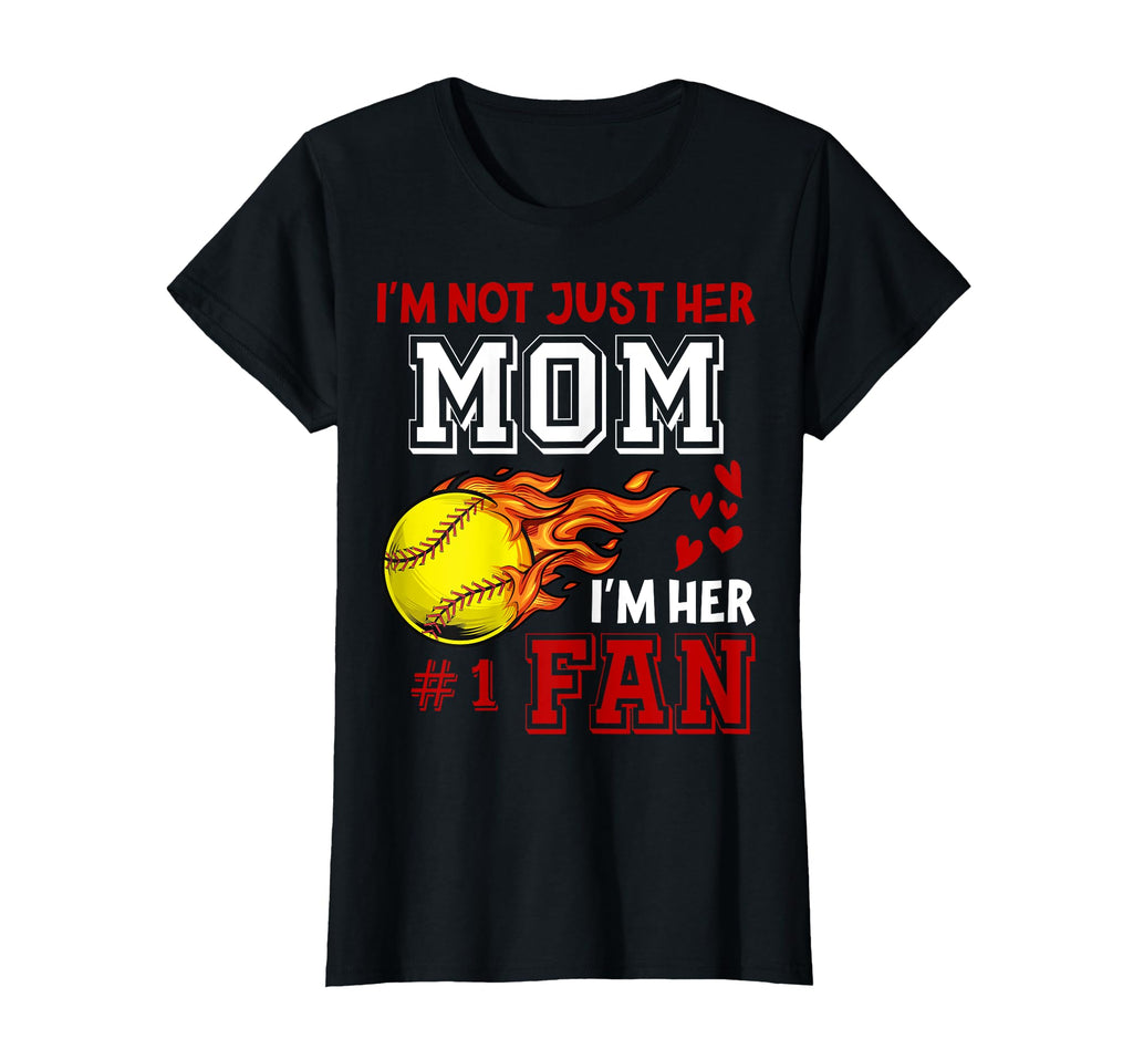 Baseball Lover Mom Im Not Just Her Mom T-Shirt - Graphic Print for Adults - T-Shirt, Sweatshirt, Hoodie