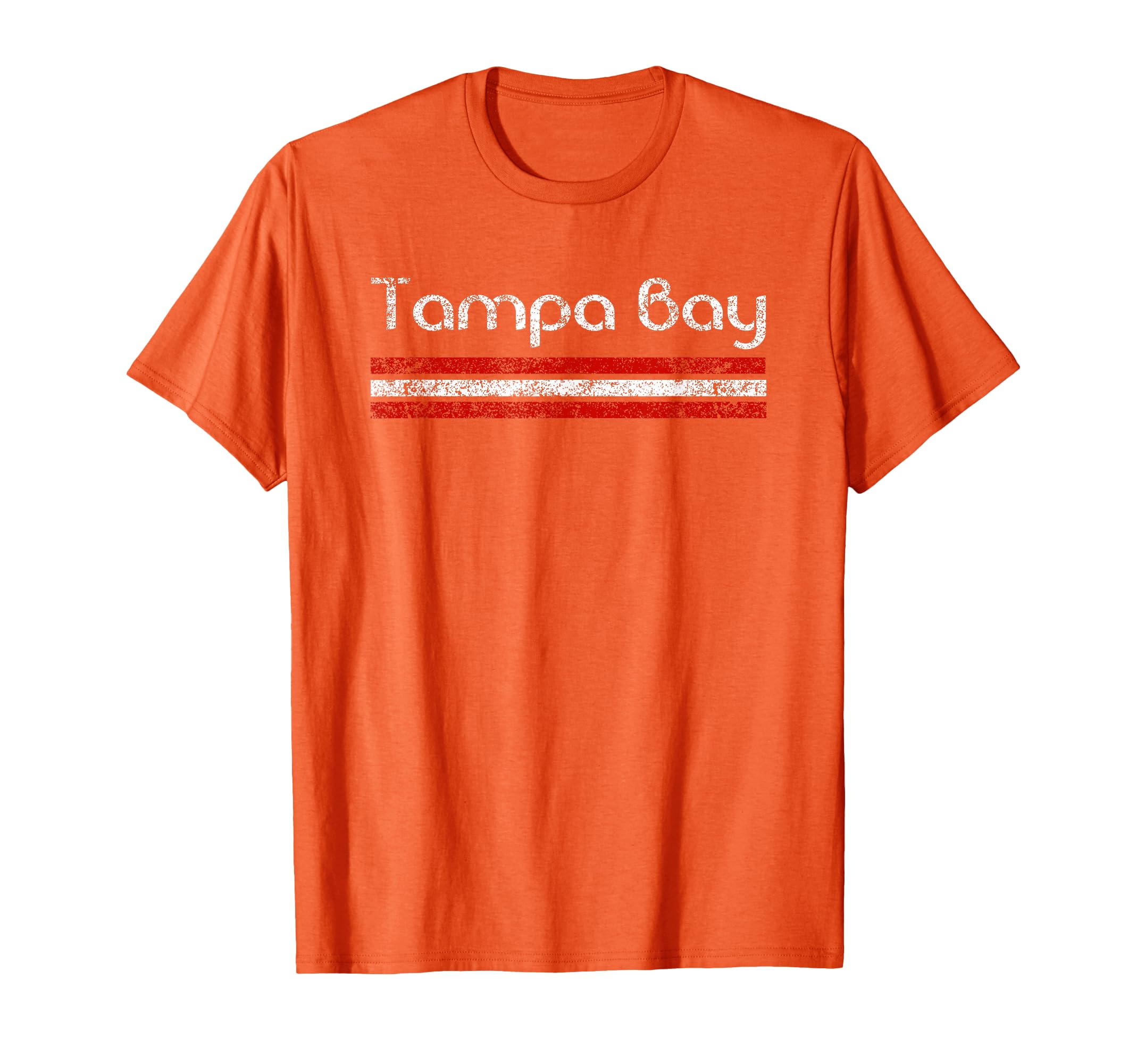 Tampa Bay Florida Weathered Stripe T-Shirt - Graphic Print for Adults - T-Shirt, Sweatshirt, Hoodie