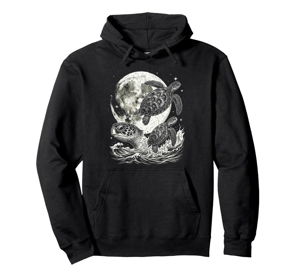Sea Turtle 90S Aesthetic Y2K Ocean Hoodie - Casual Everyday Wear Men Women - T-Shirt, Sweatshirt, Hoodie