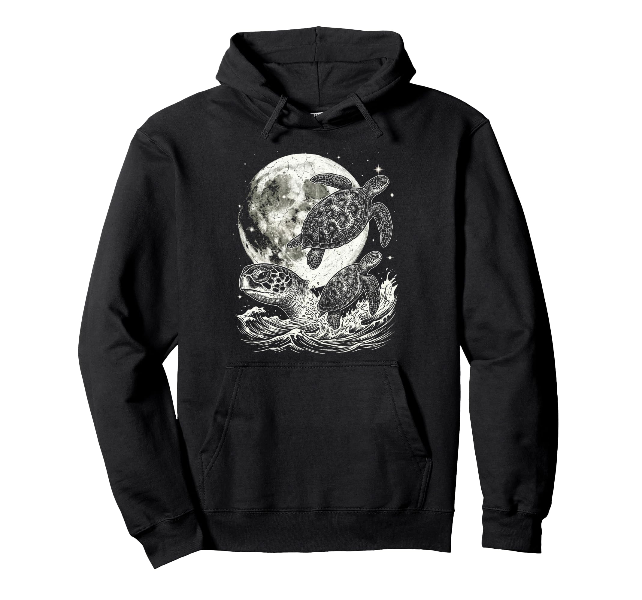 Sea Turtle 90S Aesthetic Y2K Ocean Hoodie - Casual Everyday Wear Men Women - T-Shirt, Sweatshirt, Hoodie