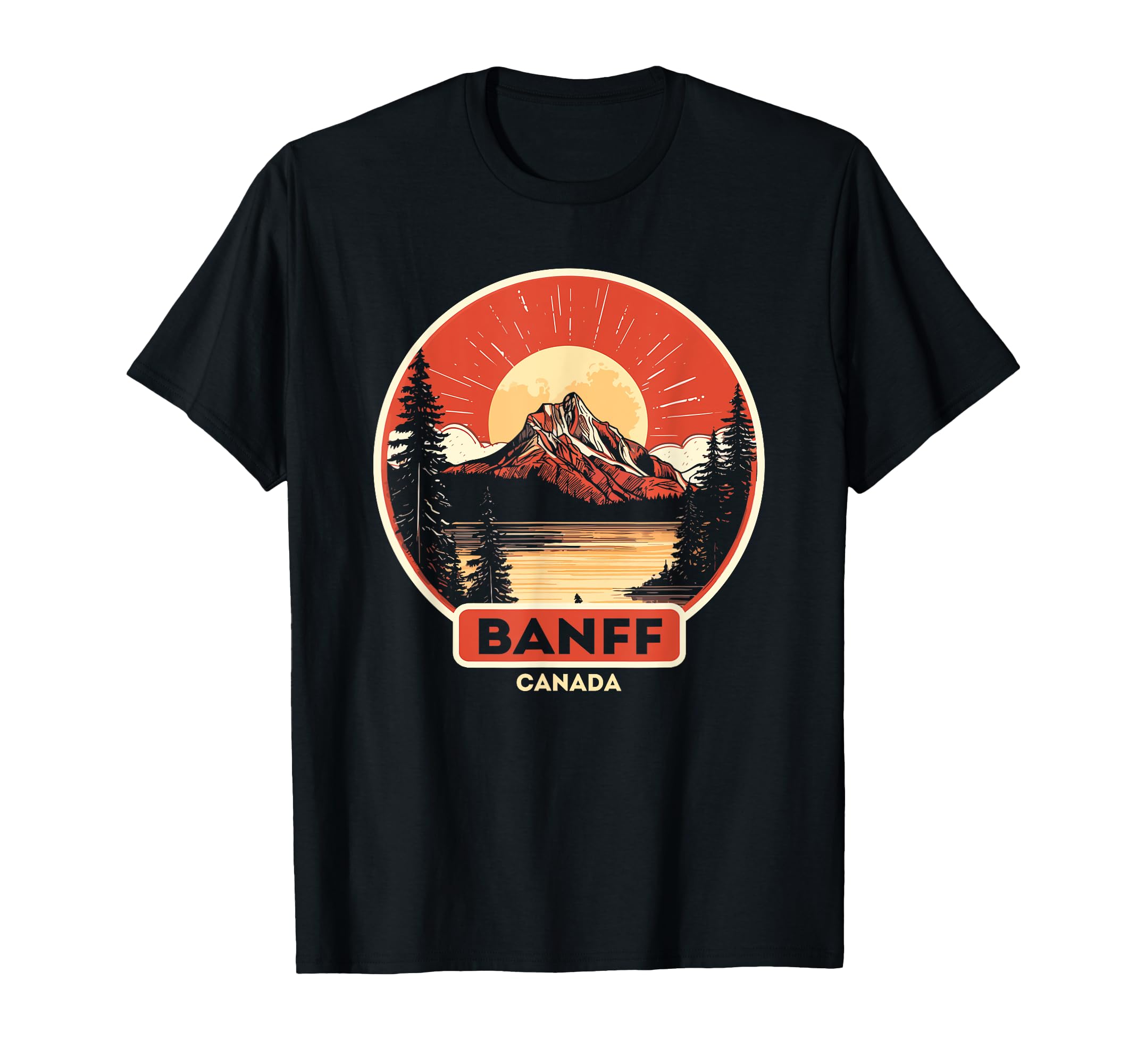 Canadian Banff National Park Souvenirs T-Shirt - Trendy Graphic Unisex - T-Shirt, Sweatshirt, Hoodie