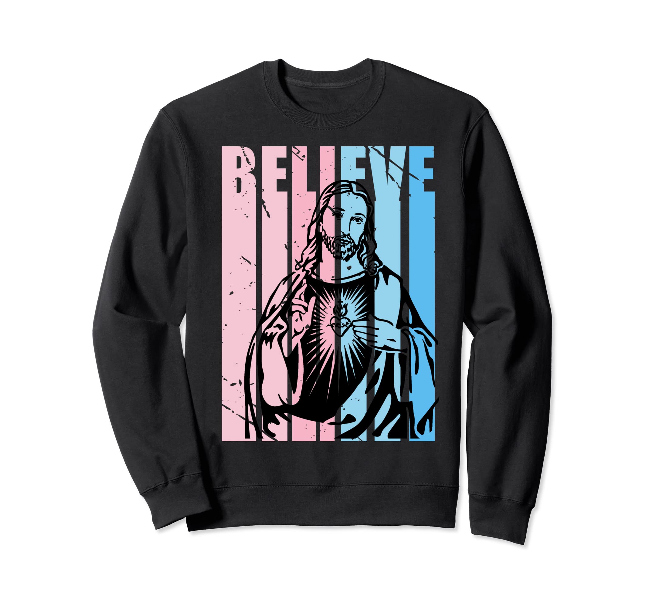 Easter Jesus Faith Worship Sweatshirt - Custom Art Print for Adults - T-Shirt, Sweatshirt, Hoodie