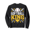 Softball Baseball Sports Sweatshirt - Custom Art Print for Adults - T-Shirt, Sweatshirt, Hoodie