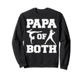 Papa Both Funny Baseball And Sweatshirt - Novelty Apparel Men Women - T-Shirt, Sweatshirt, Hoodie