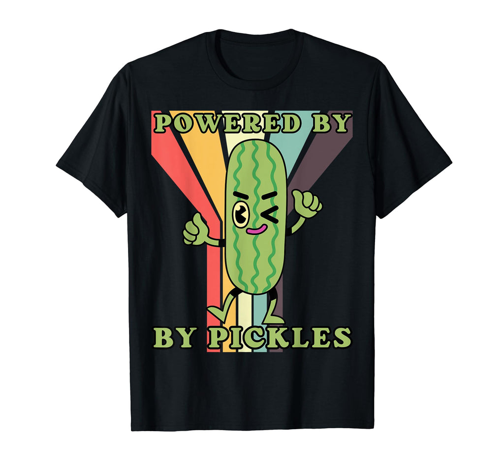 Powered Pickles Rainbow T-Shirt - Trendy Graphic Men Women - T-Shirt, Sweatshirt, Hoodie