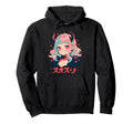 Goth Grunge Demon Anime Waifu Horror Hoodie - Streetwear Style for Adults - T-Shirt, Sweatshirt, Hoodie