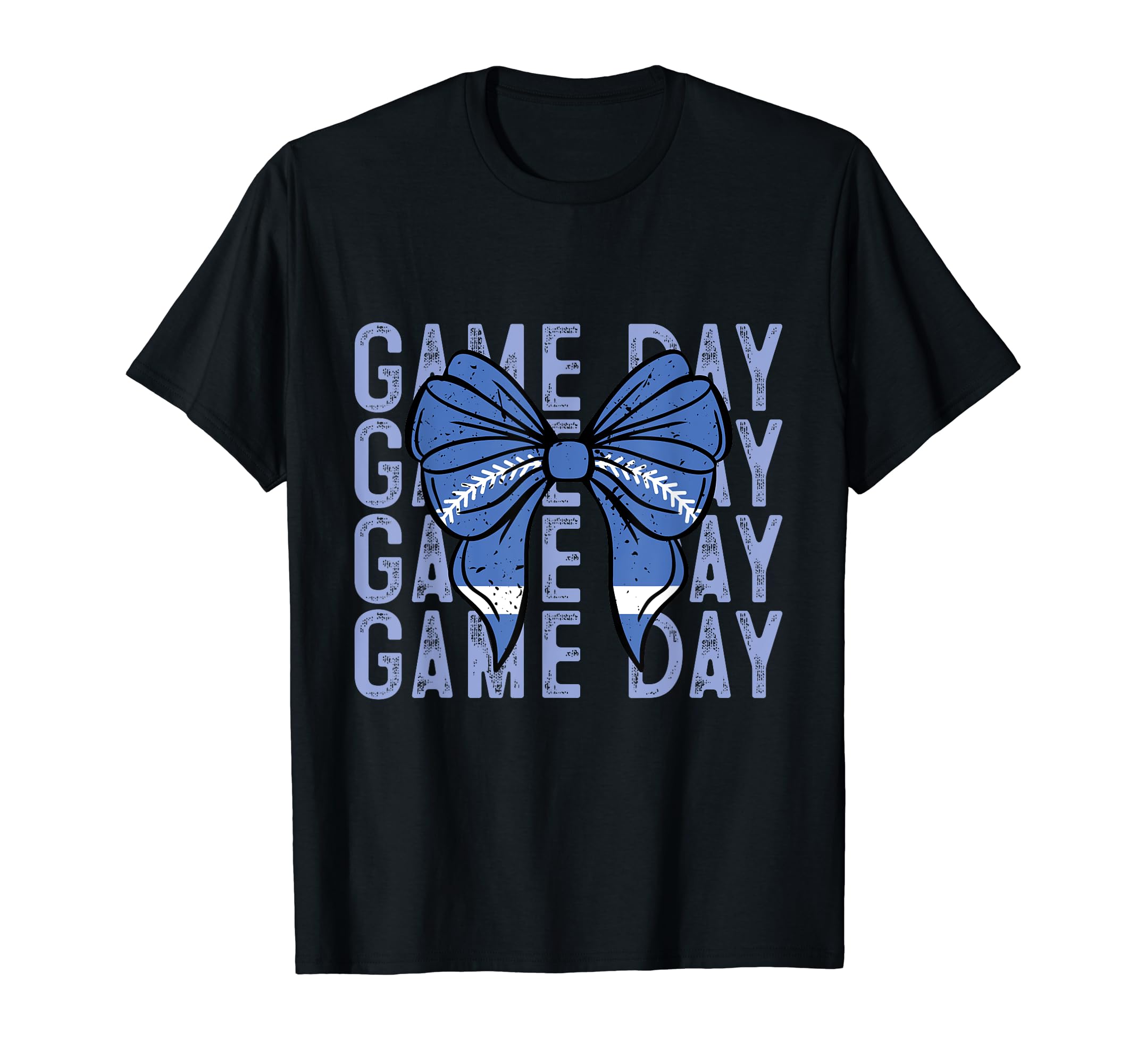 Game Day Mom Cheer Bow T-Shirt - Casual Everyday Wear for Adults - T-Shirt, Sweatshirt, Hoodie