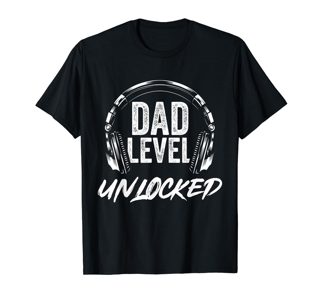 Video Game Dad Level Unlocked Fathers T-Shirt - Trendy Graphic for Adults - T-Shirt, Sweatshirt, Hoodie