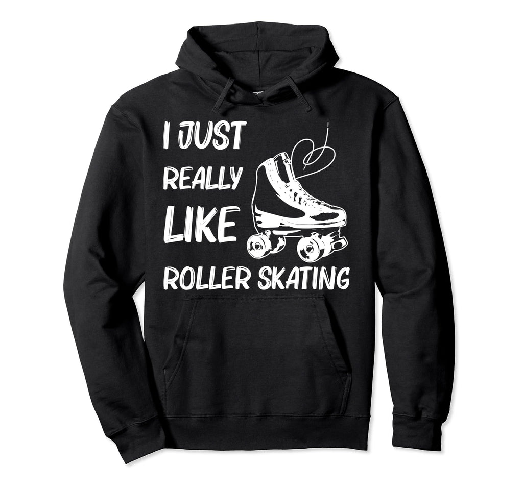 Roller Skating Disco Derby Skates Hoodie - Minimalist Print for Adults - T-Shirt, Sweatshirt, Hoodie