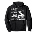 Roller Skating Disco Derby Skates Hoodie - Minimalist Print for Adults - T-Shirt, Sweatshirt, Hoodie