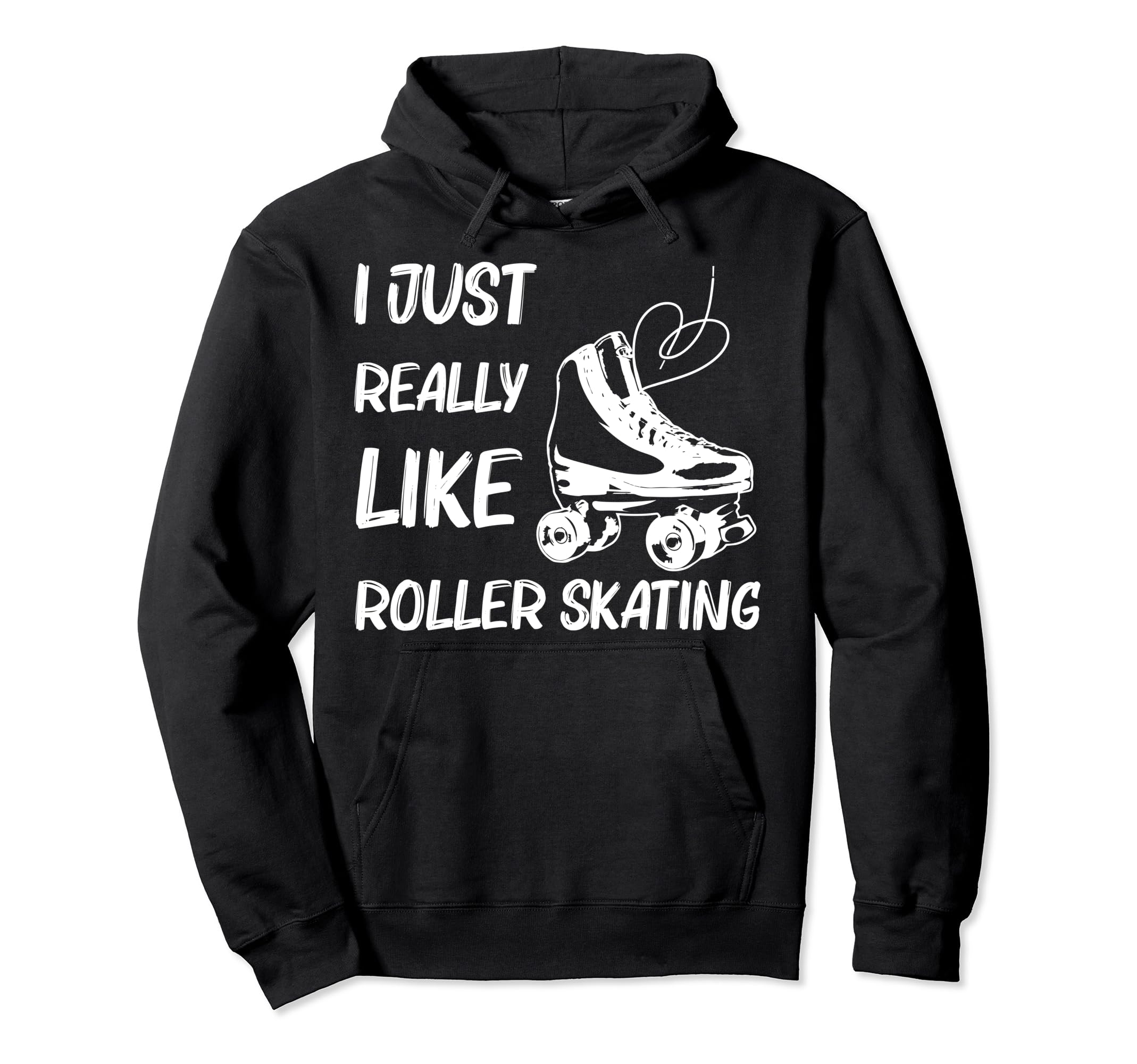 Roller Skating Disco Derby Skates Hoodie - Minimalist Print for Adults - T-Shirt, Sweatshirt, Hoodie