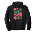 Mama Floral Mothers Day Boho Flower Hoodie - Trendy Graphic Unisex - T-Shirt, Sweatshirt, Hoodie