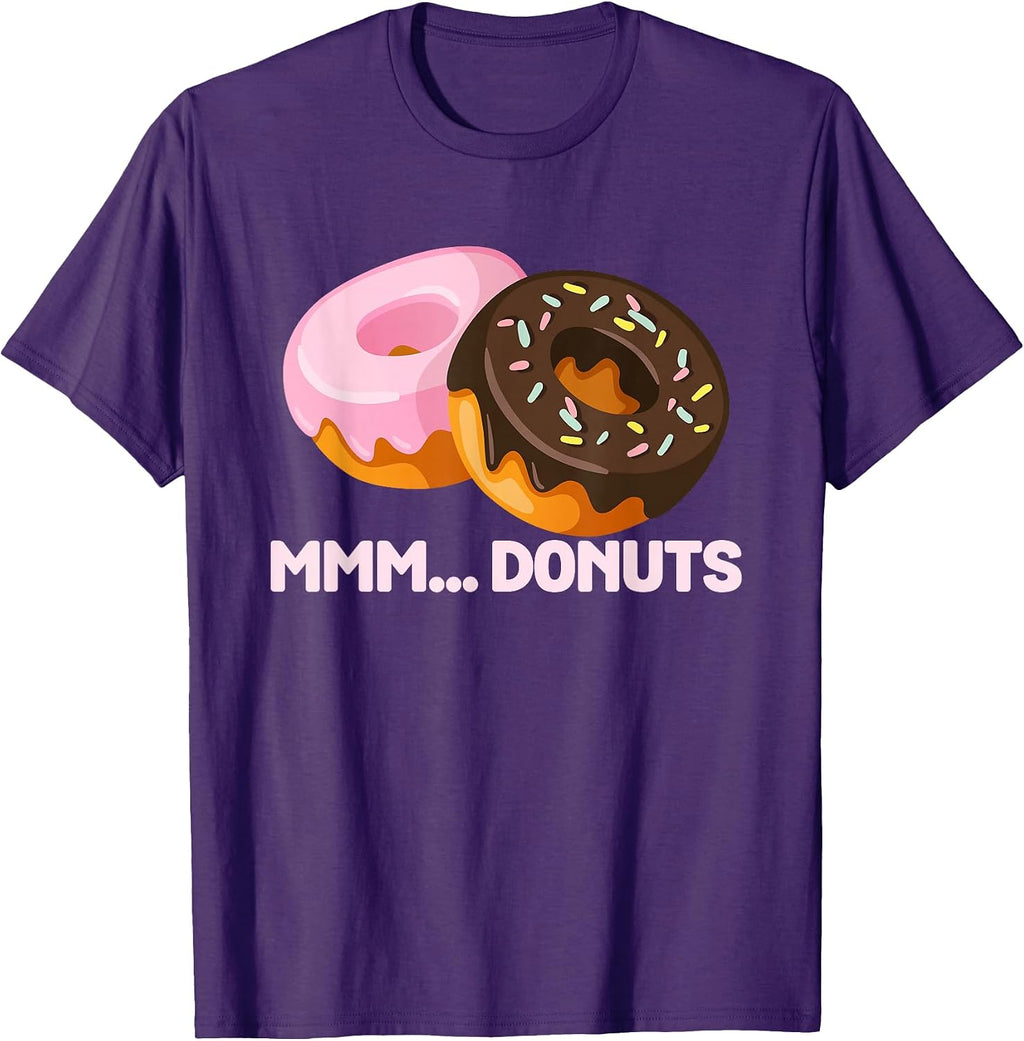 Mmm Donuts Funny Donut Lovers Doughnut Gift - Adult & Kids T-Shirts, Sweatshirts & Hoodies apparel design preview 1