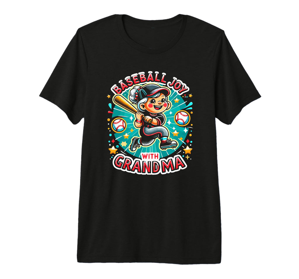 Baseball Grandma Grandmother Granny T-Shirt - Aesthetic Graphic Men Women - T-Shirt, Sweatshirt, Hoodie