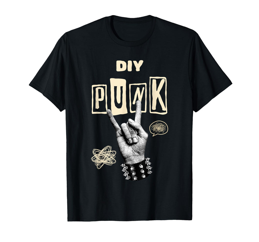 Diy Punk Rock N Roll Music Band T-Shirt - Trendy Graphic for Adults - T-Shirt, Sweatshirt, Hoodie