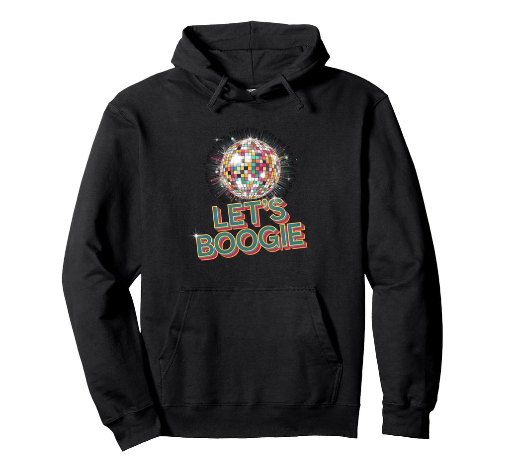 Disco Ball Lets Boogie Fever Discoball Hoodie - Aesthetic Graphic Unisex - T-Shirt, Sweatshirt, Hoodie