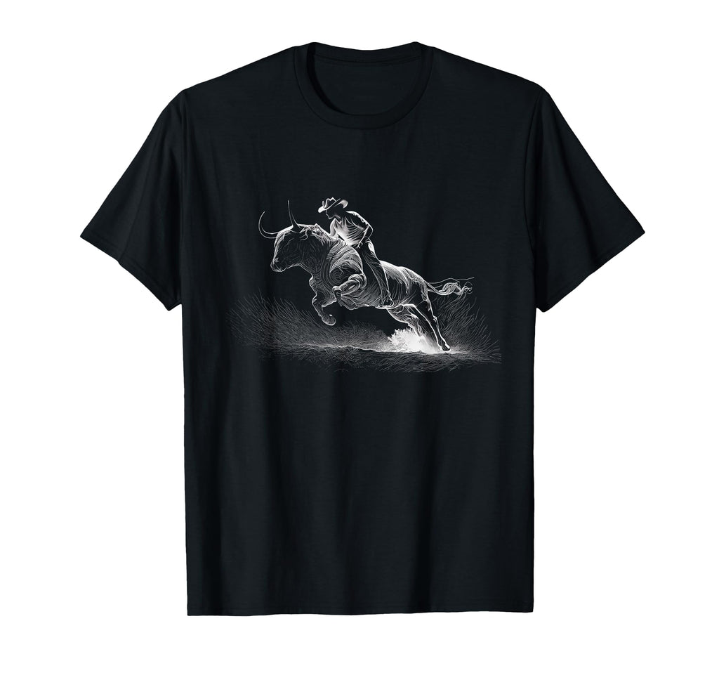 Cowboy Rodeo Horse Riding Usa T-Shirt - Casual Everyday Wear for Adults - T-Shirt, Sweatshirt, Hoodie