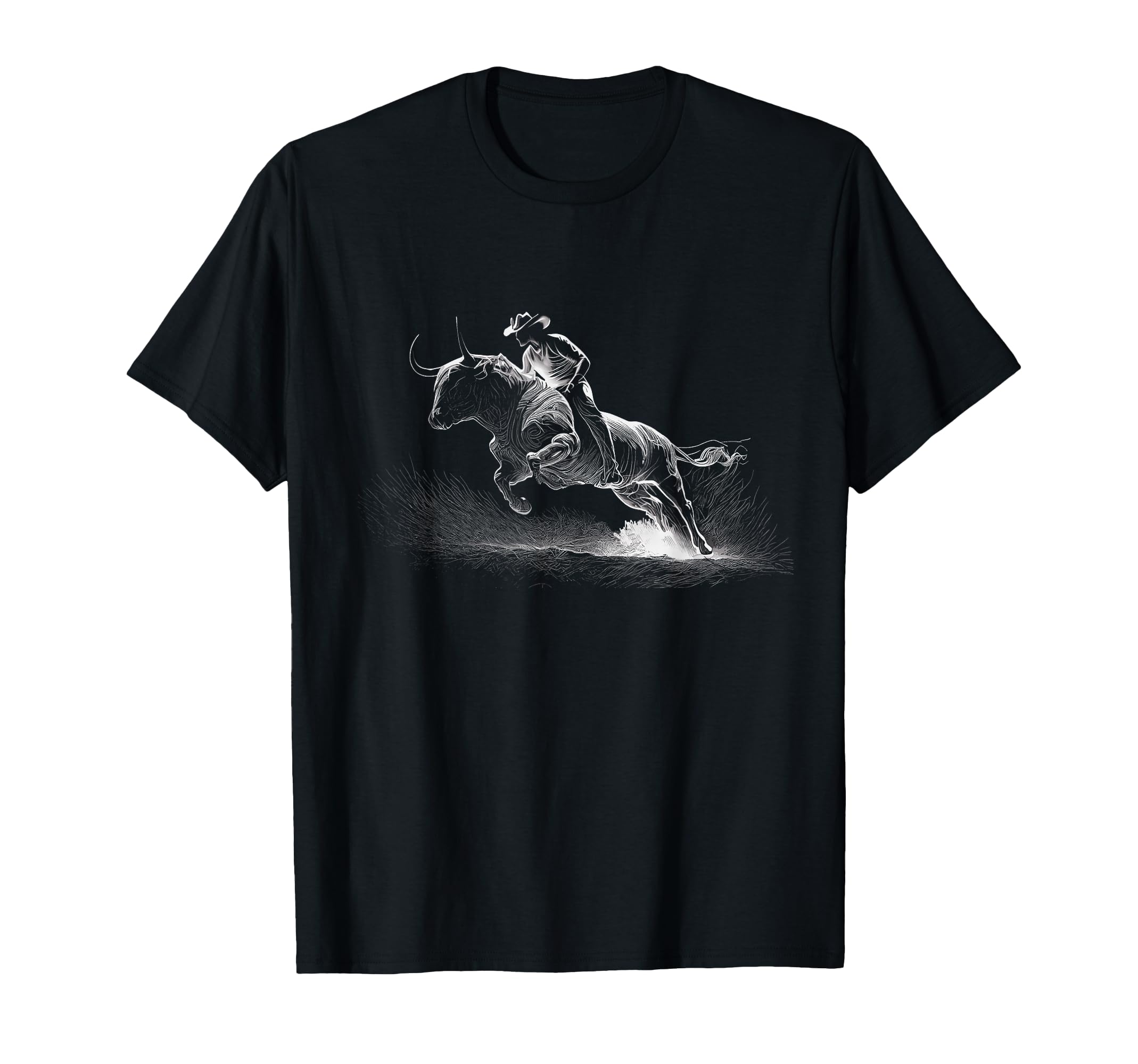 Cowboy Rodeo Horse Riding Usa T-Shirt - Casual Everyday Wear for Adults - T-Shirt, Sweatshirt, Hoodie
