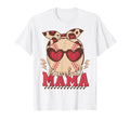 Heart Glasses Baseball Mama Baseball T-Shirt - Unique Graphic Men Women - T-Shirt, Sweatshirt, Hoodie