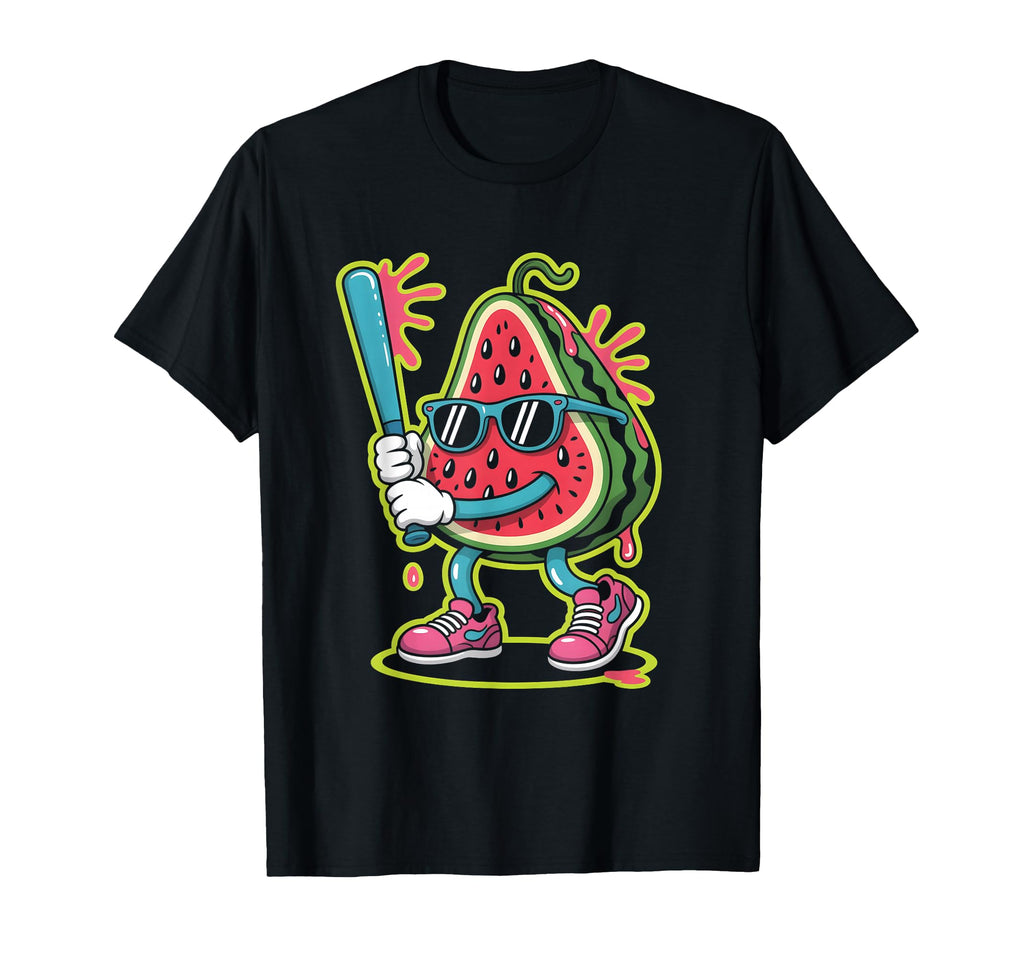 Watermelon Fruit Baseball T-Shirt - Aesthetic Graphic Men Women - T-Shirt, Sweatshirt, Hoodie