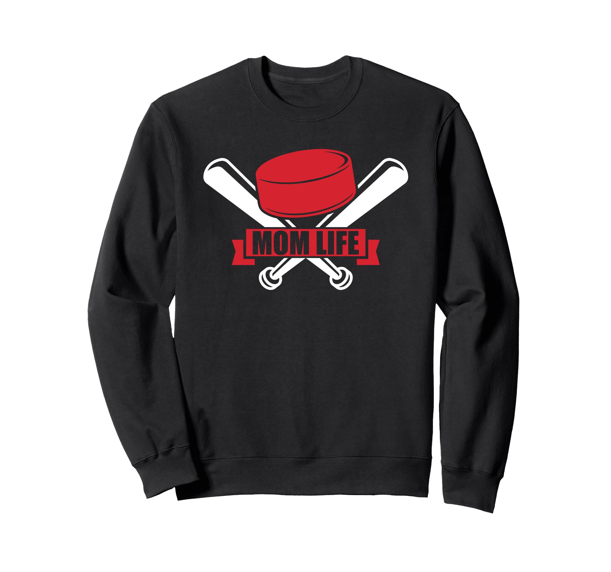 Mommy Family Fan Proud Ice Hockey Sweatshirt - Aesthetic Graphic Unisex - T-Shirt, Sweatshirt, Hoodie