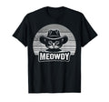 Meowdy Cat Cowboy Hat Funny Kitten T-Shirt - Custom Art Print Men Women - T-Shirt, Sweatshirt, Hoodie