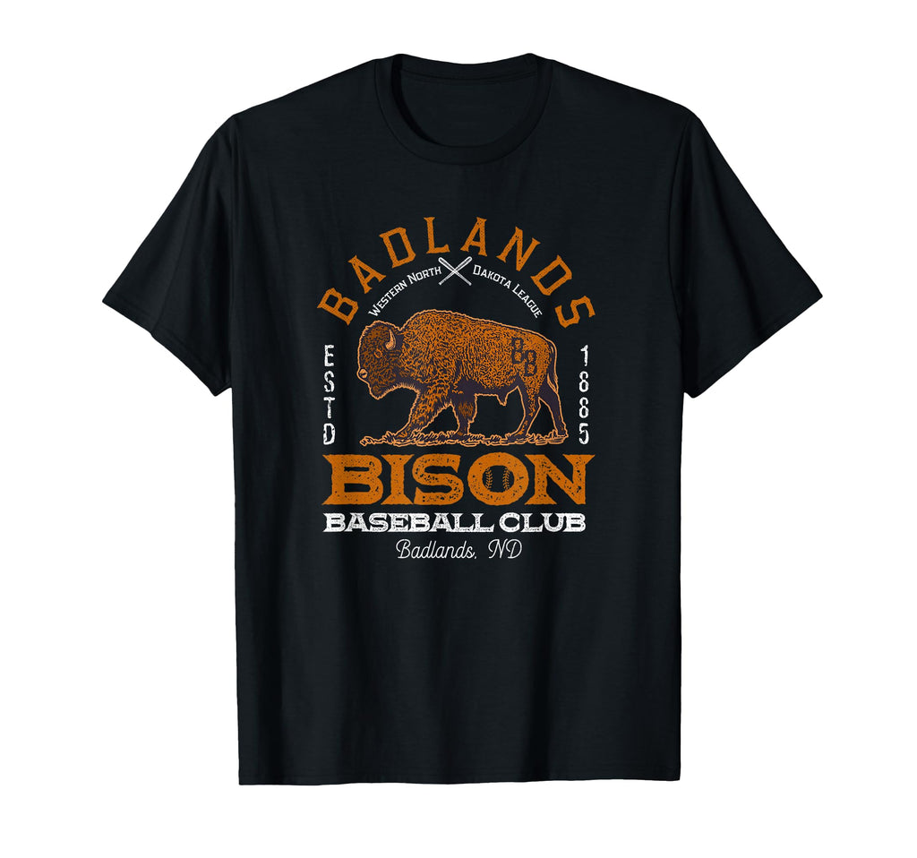 American Bison Baseball Minor League T-Shirt - Minimalist Print for Adults - T-Shirt, Sweatshirt, Hoodie